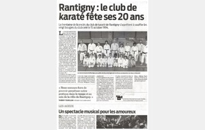 Le Dojo de Rantigny à l'honneur dans la presse locale !